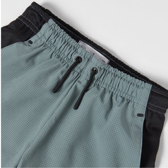 ZARA SPORTY STRETCH SHORTS WITH LEGGINGS SZ 13-14 - Picture 3 of 3